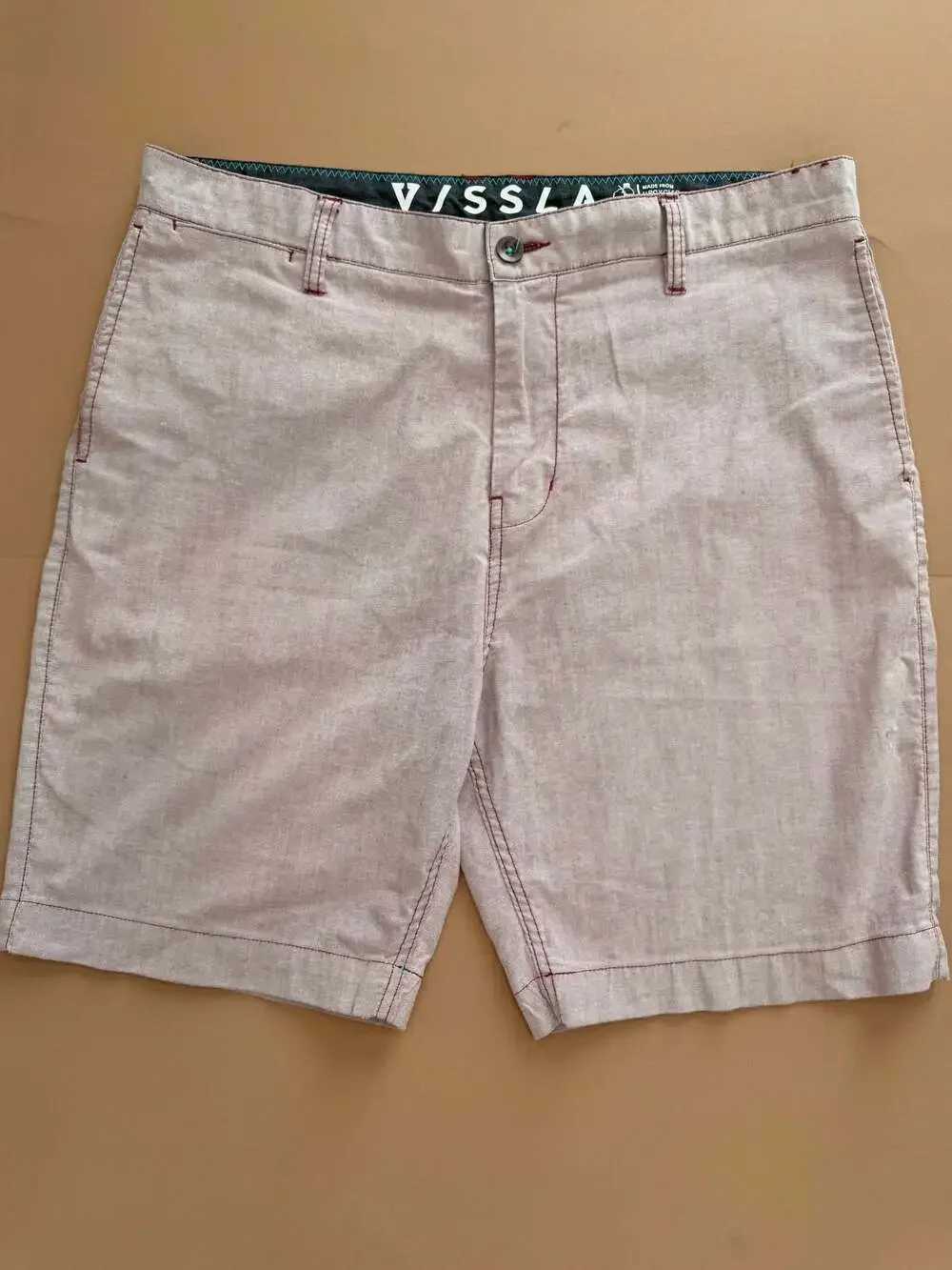 Vissla Men's Upcycled Poly Cotton Stretch Hybrid Chino Shorts